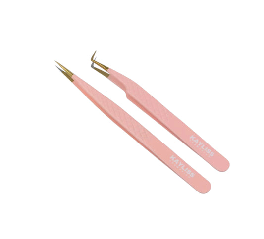 Duo de Pinces à Extensions de Cils
