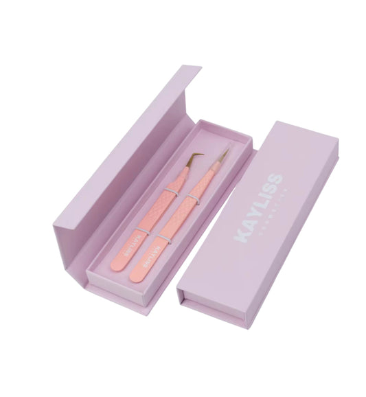 Duo de Pinces à Extensions de Cils